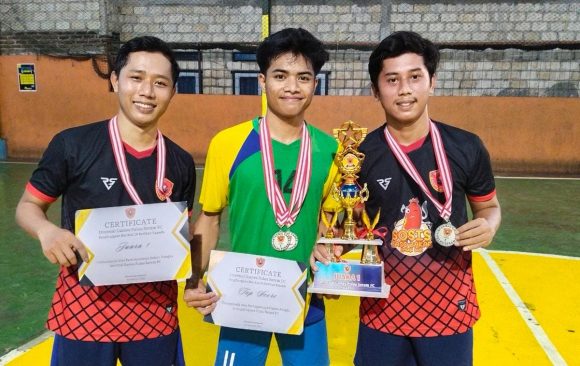UP45 Raih Juara 1 dan Top Score Lomba Futsal Iternal Games Pulau Seram FC Kota Bogor