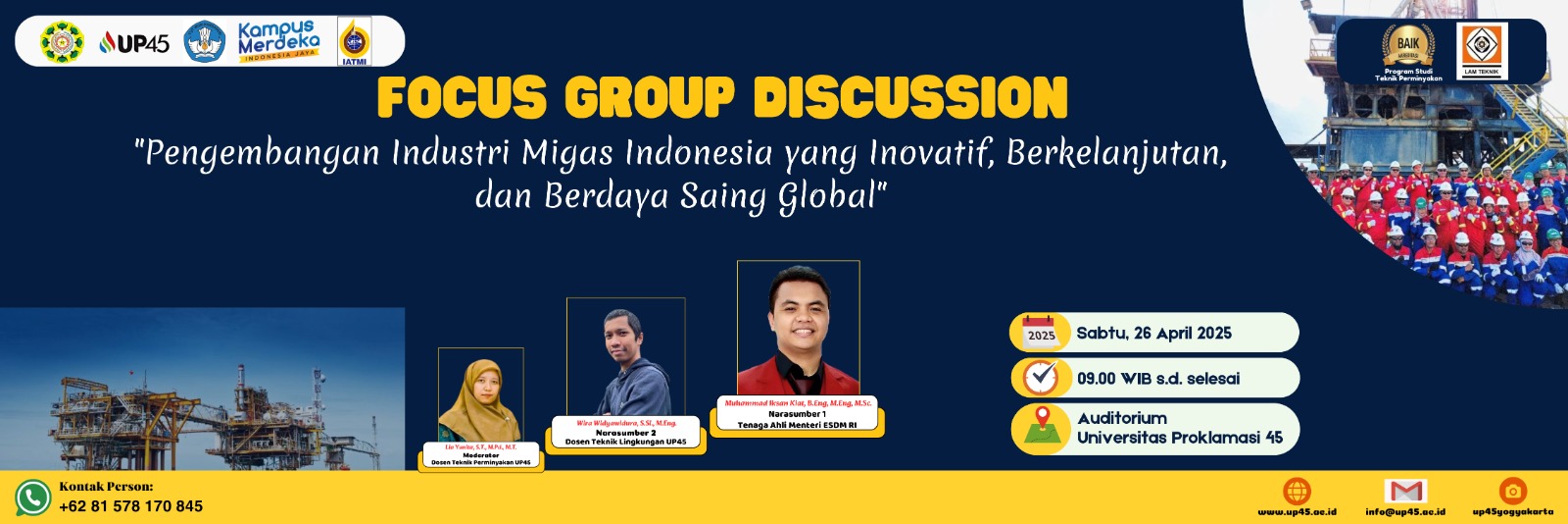 Focus Group Discussion “Pengembangan Industri Migas Indonesia yang Inovatif, Berkelanjutan, dan Berdaya Saing Global”